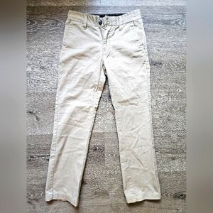 Boys Kaki Volcom Pants Sz 10 slim